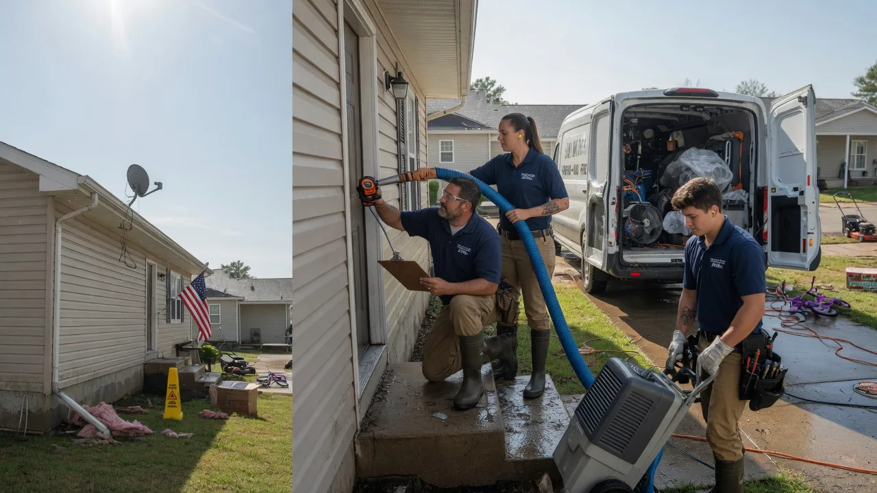 Ceiling Water Damage Restoration in Burlington, WY near me